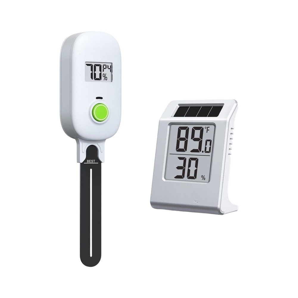 Light Driven For Thermo Hygrom - Smart Plant Sensor Soil Moisture Meter 评论和价格