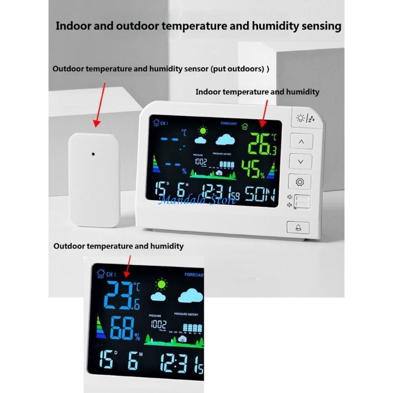 U2JC Home Weather Stations Wir - Wireless Weather Station Indoor Outdoor 评论和价格
