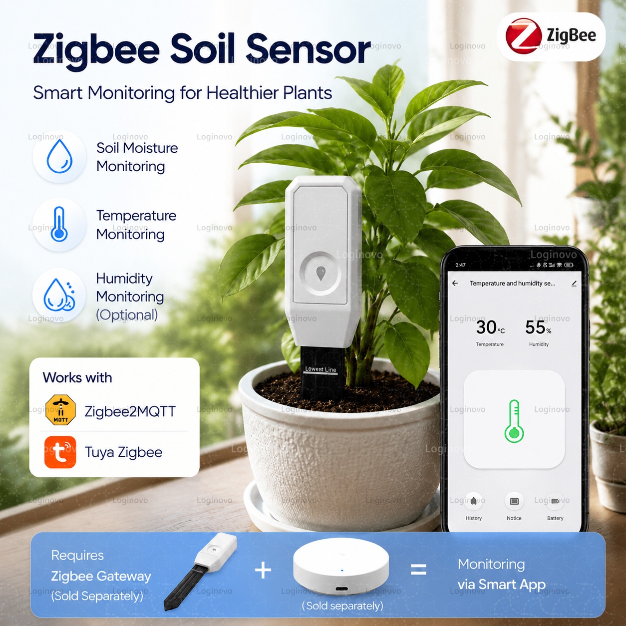Tuya Zigbee Soil Moisture Test - Tuya Zigbee Soil Moisture Temperature Sensor 评论和价格