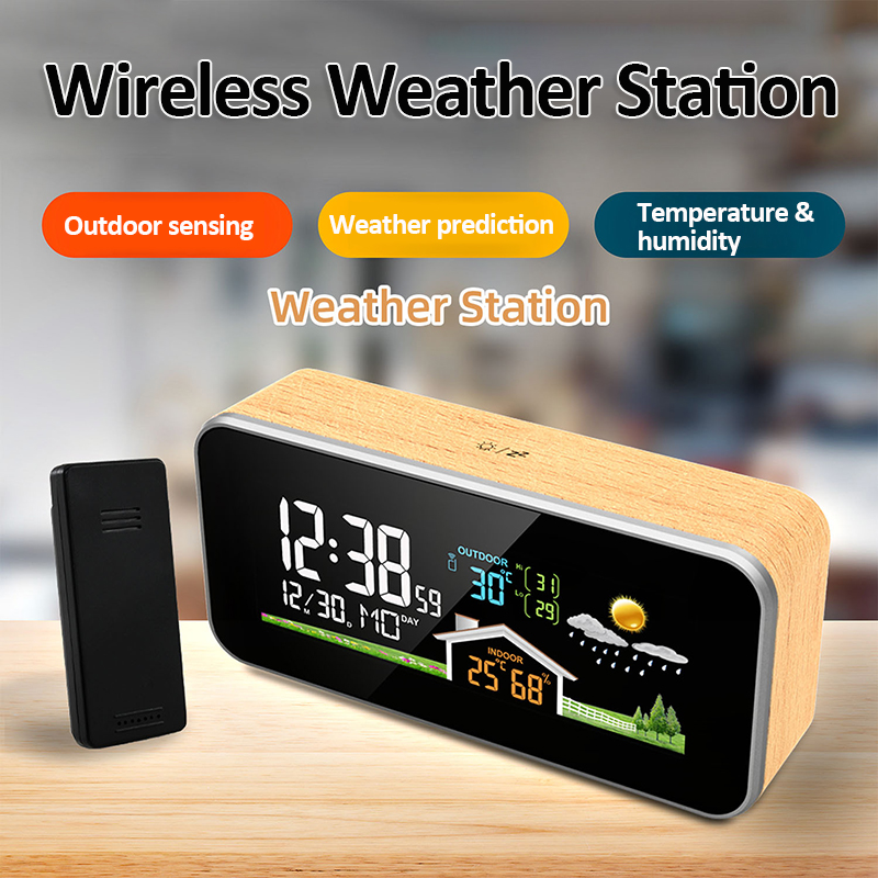 Wireless Weather Station Woode - Wireless Weather Station Indoor Outdoor 评论和价格