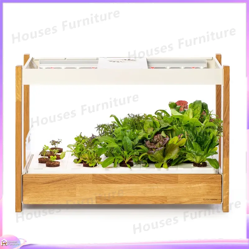 Smart Vertical Hydroponics Sys - Indoor Herb Garden Grow Light Smart Kit 评论和价格
