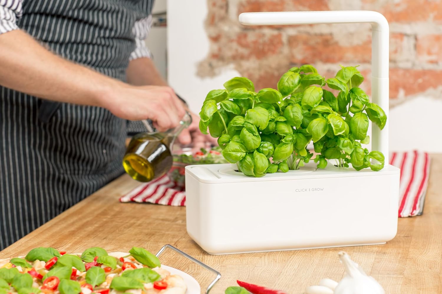 Indoor Kitchen Windowsill, Sma - Indoor Herb Garden Grow Light Smart Kit 评论和价格